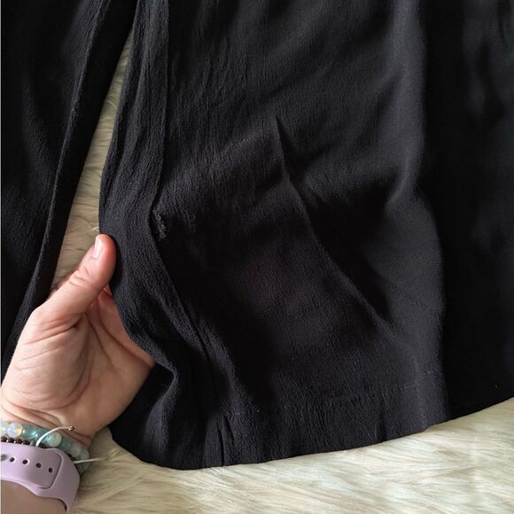 Anthropologie Maeve Bristol Wide Leg Pants in Black - Picture 8 of 9